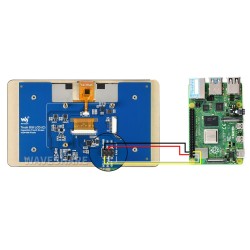 Raspberry Pi TFT beeldscherm 7 inch touch display