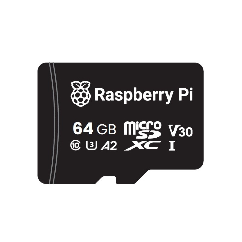 micro SD card 64Gb - Raspberry Pi OS with desktop Pre-installed