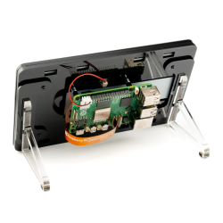 Pibow Frame voor de Raspberry Pi Touch Display 2 – Noir/Black - PIM757