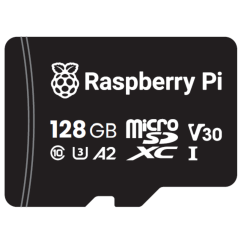 micro SD kaart 128Gb van Raspberry Pi - Raspberry Pi OS met desktop Pre-installed