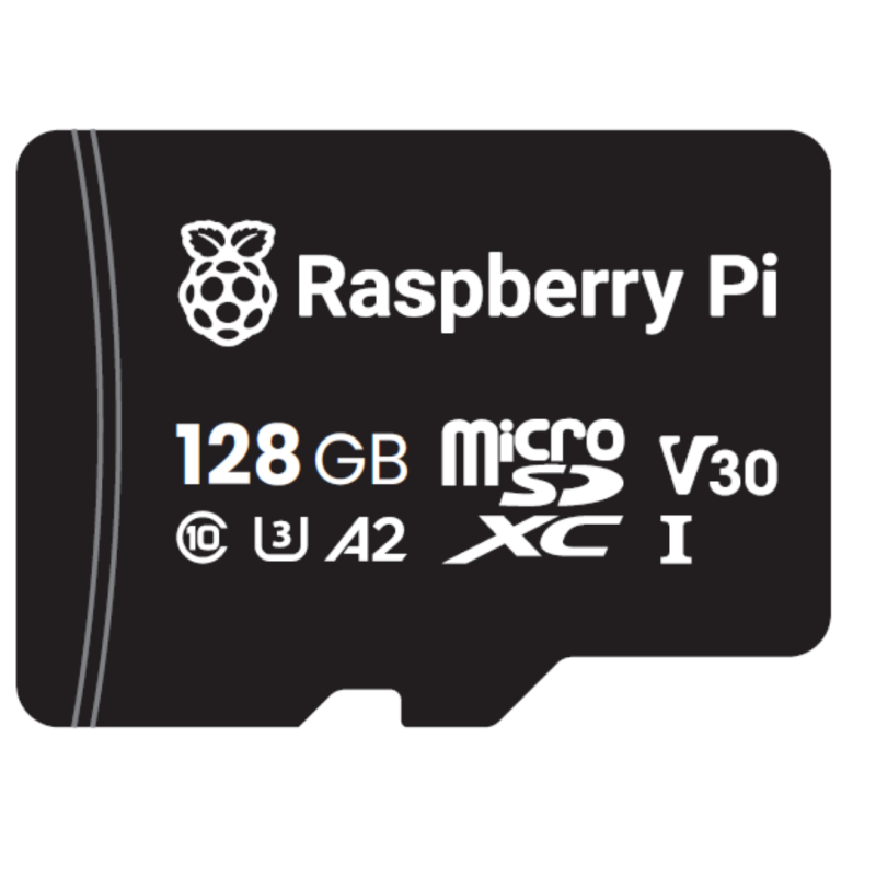 micro SD card 128Gb - Raspberry Pi OS with desktop Pre-installed